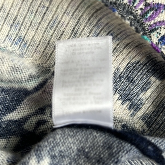 Talbot's 100% Cashmere Paisley Crew Neck Sweater XS - Picture 6 of 6